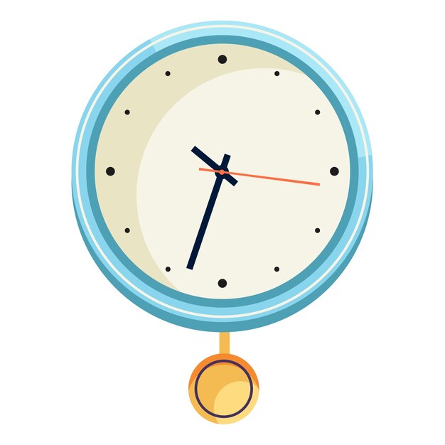 Illustrazione dell'orologio isolata
