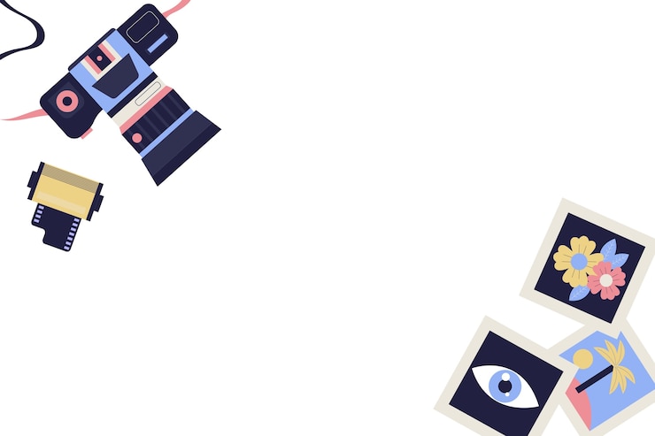 PSD gratuito illustrazione della fotocamera isolata