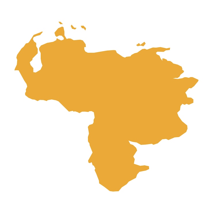 PSD gratuito illustrazione della mappa del venezuela