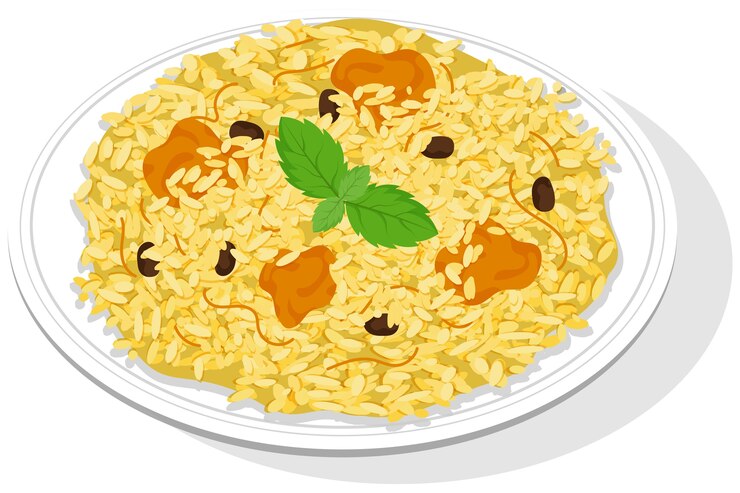 PSD gratuito illustrazione di cibo indiano isolato