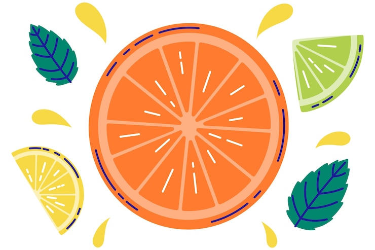 PSD gratuito illustrazione di cibo sano isolata