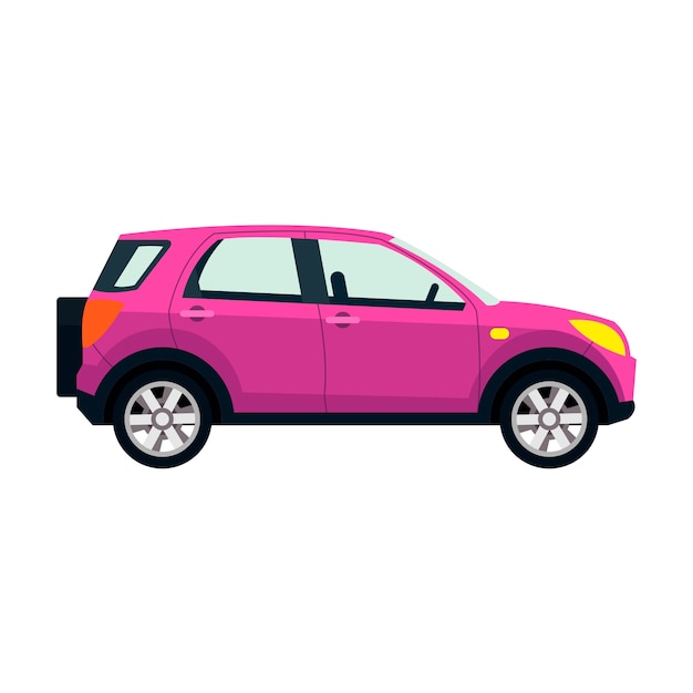 Illustrazione di design piatto dell'auto