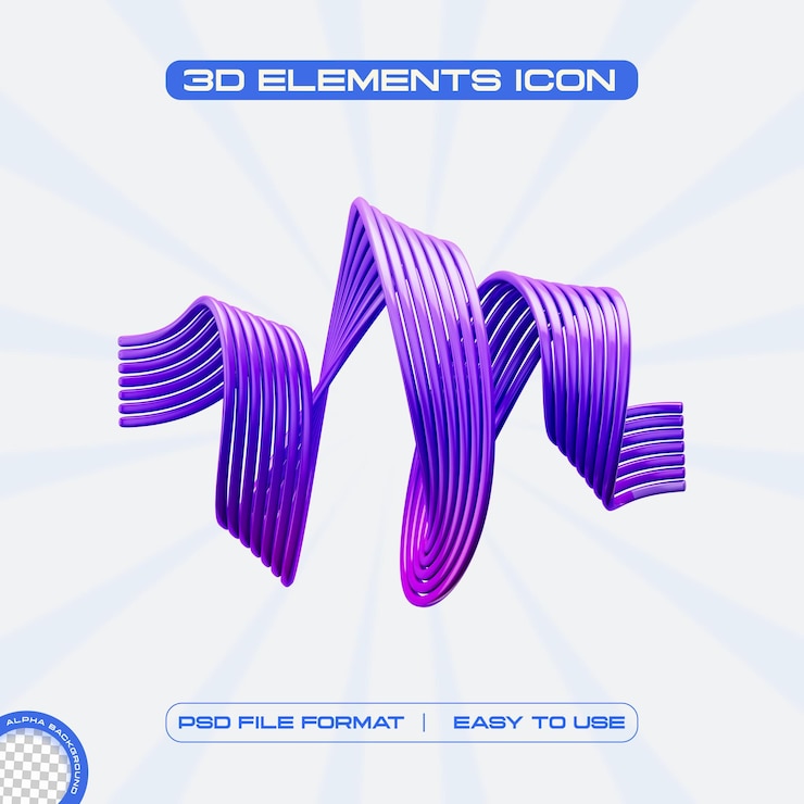 PSD gratuito illustrazione di rendering 3d di forme geometriche astratte