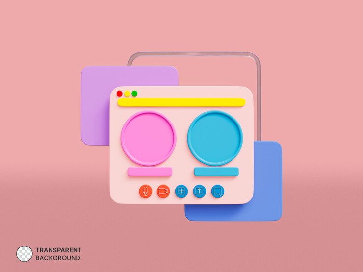 PSD gratuito illustrazione di rendering 3d isolata dell'icona dello studio del talk show