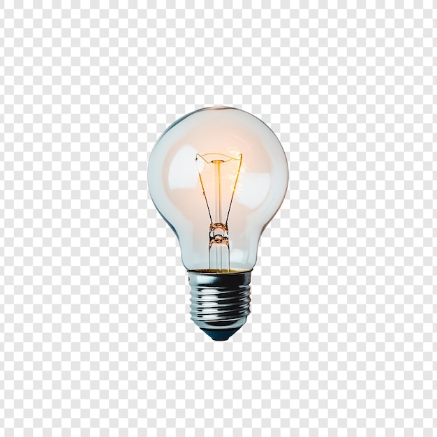 Iluminación Una bombilla incandescente