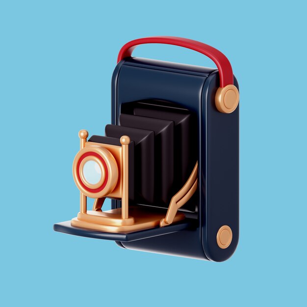 Ilustración 3D del elemento de los años 20.