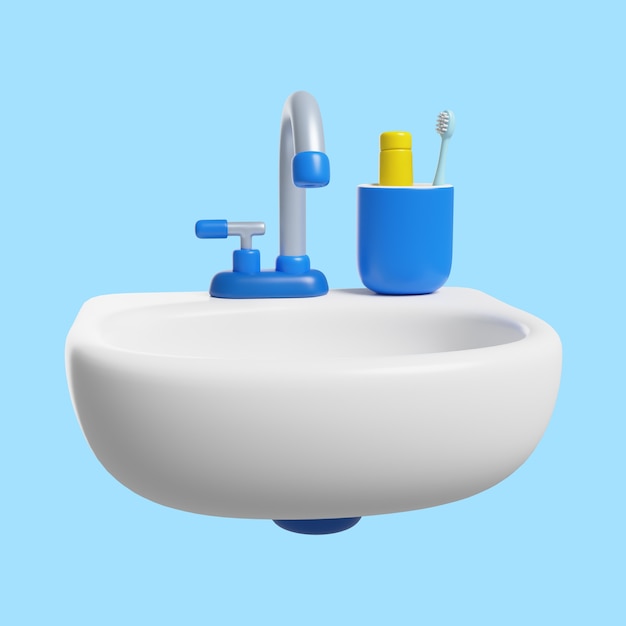 ilustración 3d para estomatología y odontología