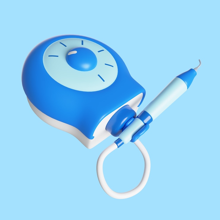 PSD gratuito ilustración 3d para estomatología y odontología