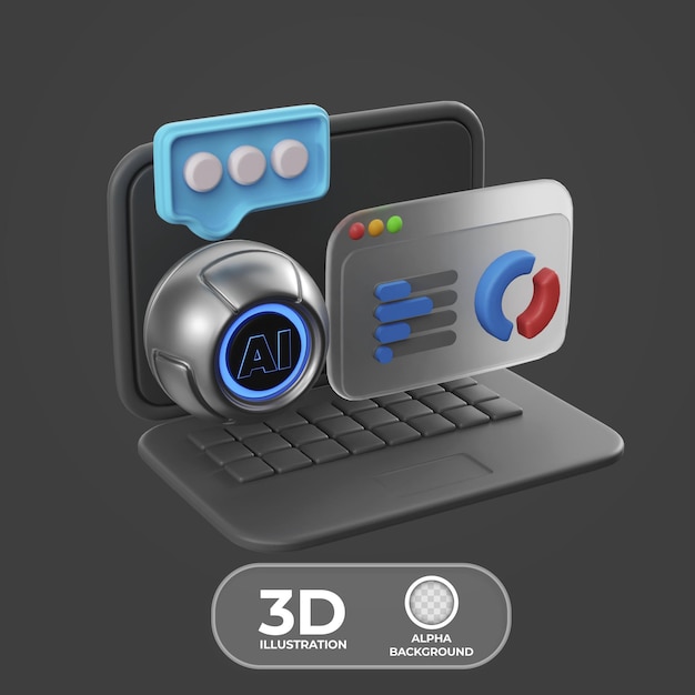 Ilustración 3D del robot para el usuario