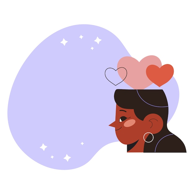 Ilustración de amor propio