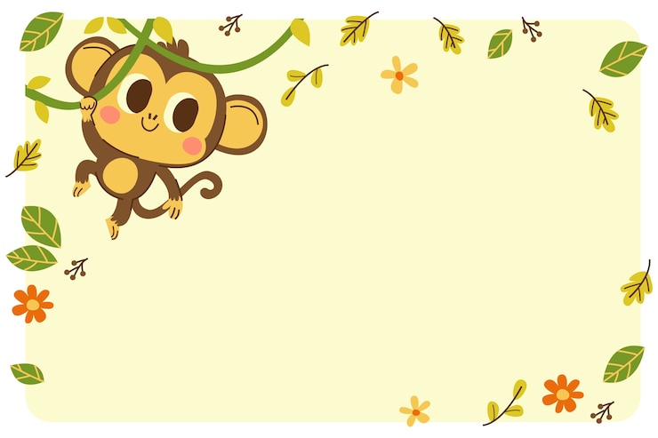 PSD gratuito ilustración de animales de dibujos animados lindo