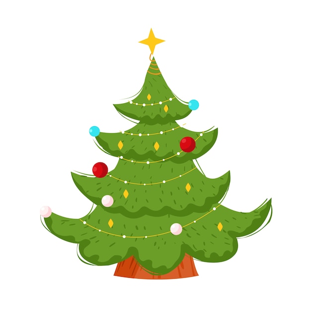 Ilustración del árbol de Navidad