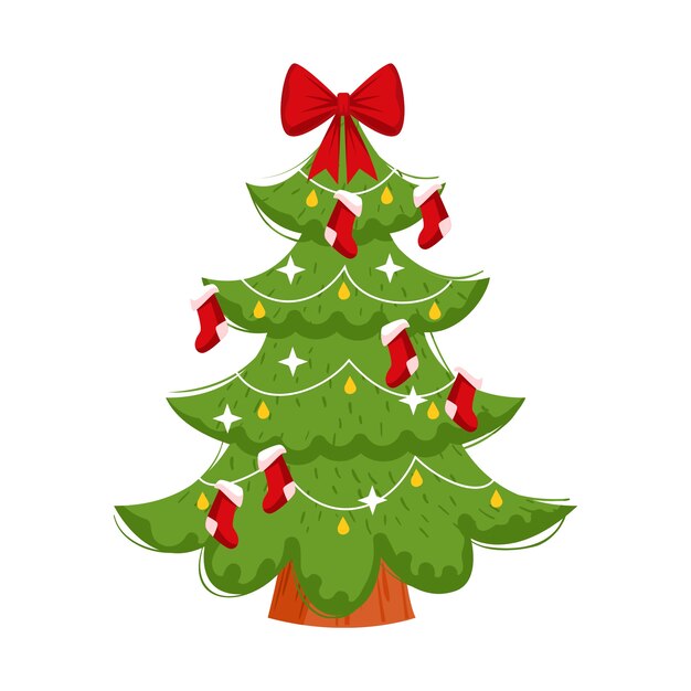 Ilustración del árbol de Navidad