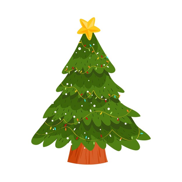 Ilustración del árbol de Navidad
