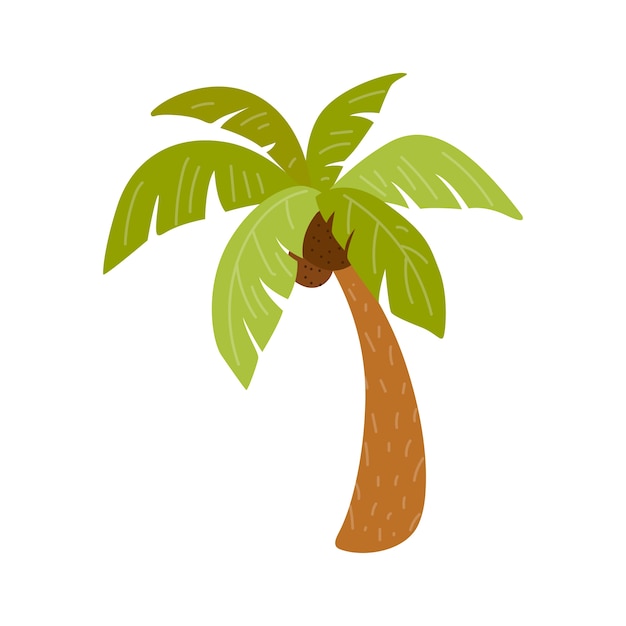 Ilustración de árboles aislados