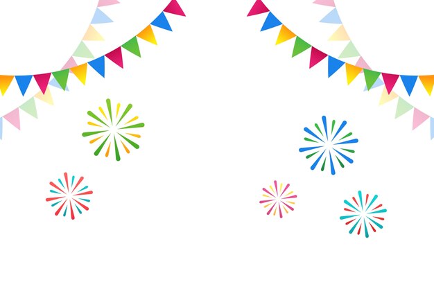 Ilustración de la decoración de Festa Junina