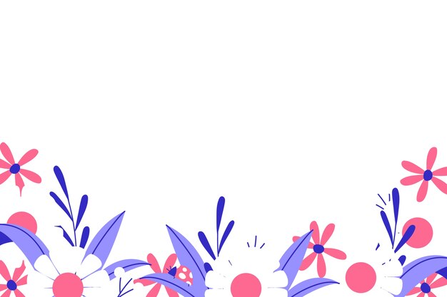 Ilustración de diseño floral de primavera