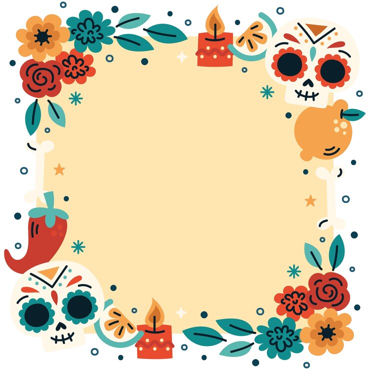 PSD gratuito ilustración del elemento dia de muertos