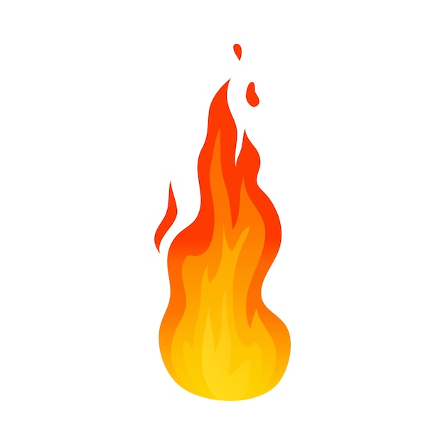 Ilustración del elemento fuego