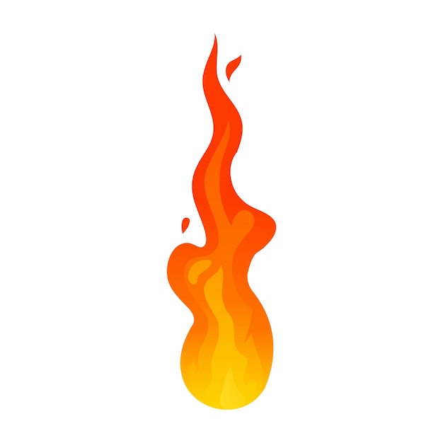 Ilustración del elemento fuego