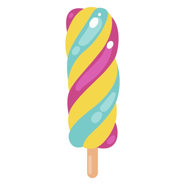 Ilustración de helado