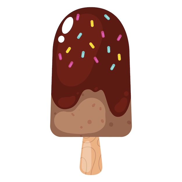 Ilustración de helado