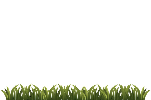 Ilustración de hierba aislada
