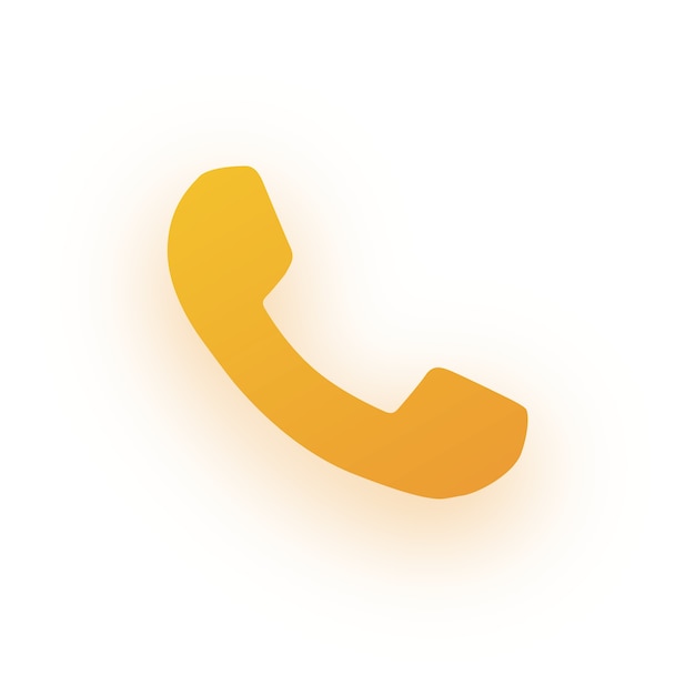 Ilustración del icono de contacto aislada