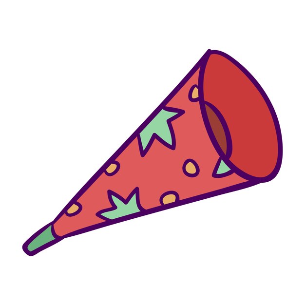 Ilustración del icono de cumpleaños dibujada a mano