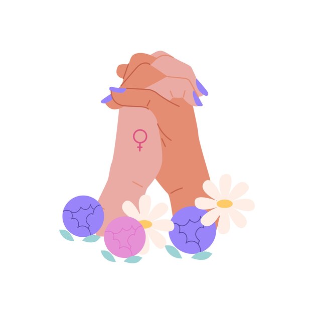 Ilustración del icono del día de la mujer