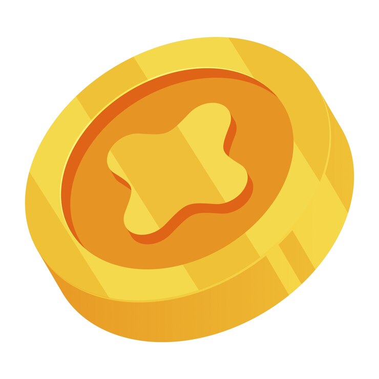PSD gratuito ilustración del icono del juego de monedas