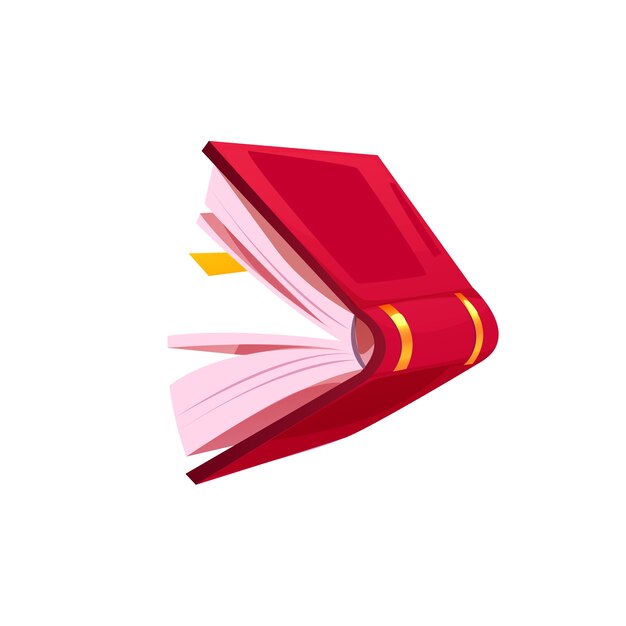 Ilustración de libros realistas
