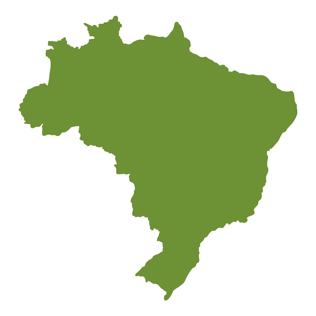 Ilustración del mapa de Brasil