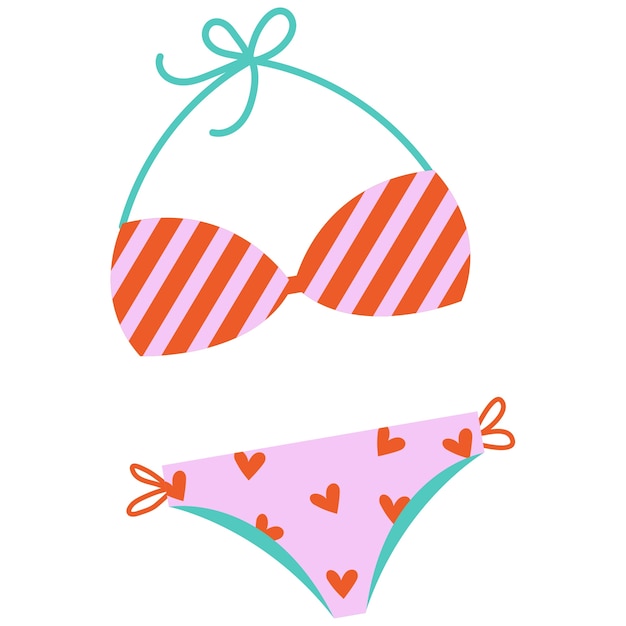 Ilustración del marco de verano dibujada a mano