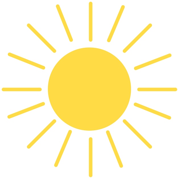 Ilustración del marco de verano dibujada a mano