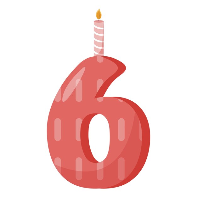 Ilustración del número de cumpleaños