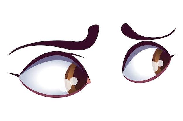 Ilustración de par de ojos