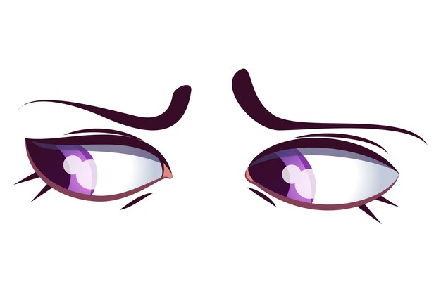 Ilustración de par de ojos