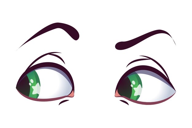 Ilustración de par de ojos