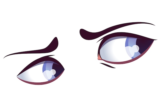 Ilustración de par de ojos