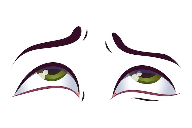 Ilustración de par de ojos