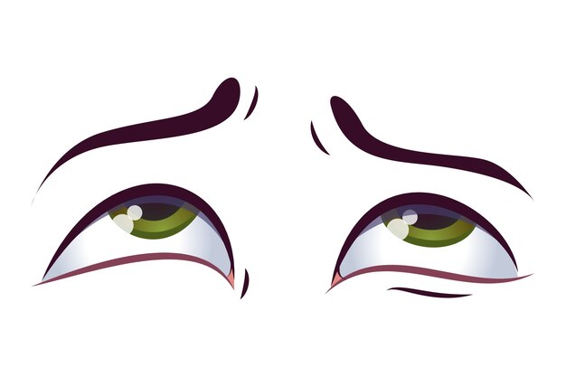 Ilustración de par de ojos
