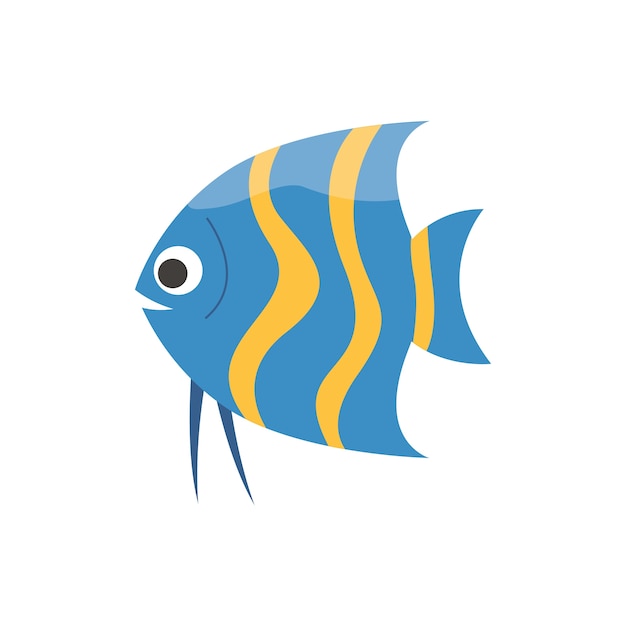 Ilustración de peces de colores