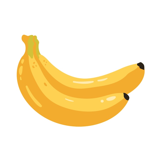 Ilustración de plátano aislada