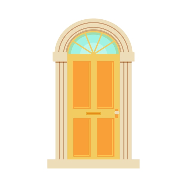 Ilustración de la puerta de la casa