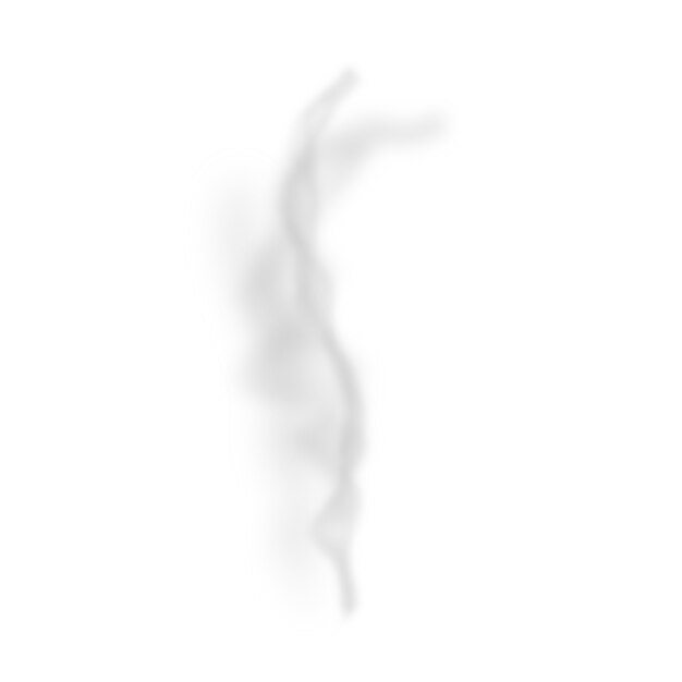 Ilustración realista del humo