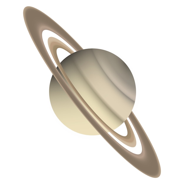 Ilustración realista del planeta