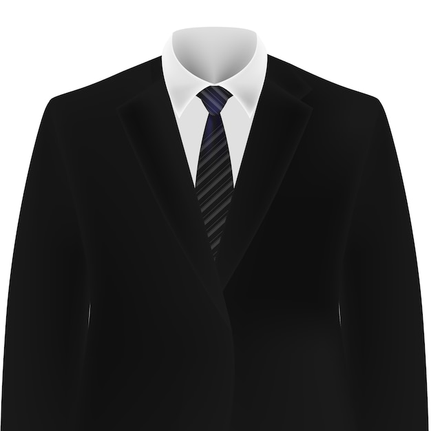 Ilustración realista del traje.