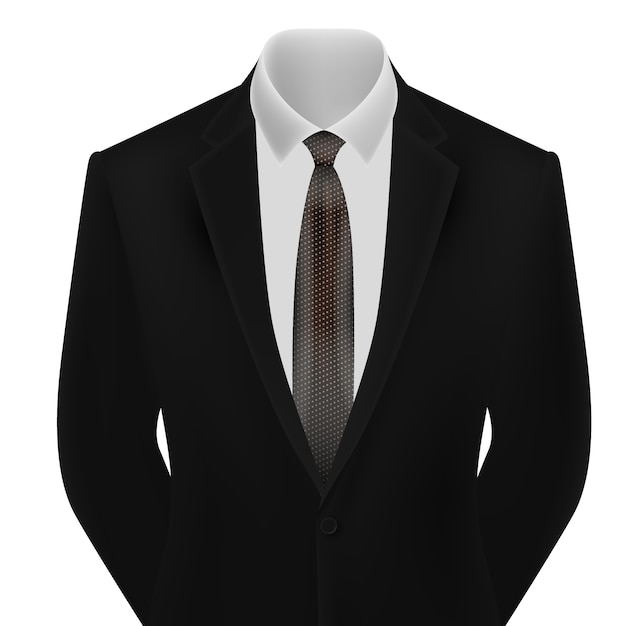 Ilustración realista del traje.