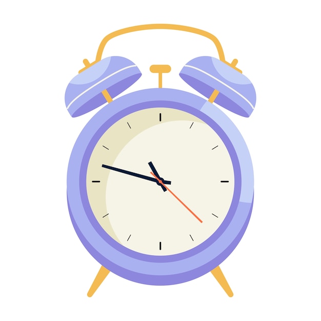 Ilustración de reloj aislado